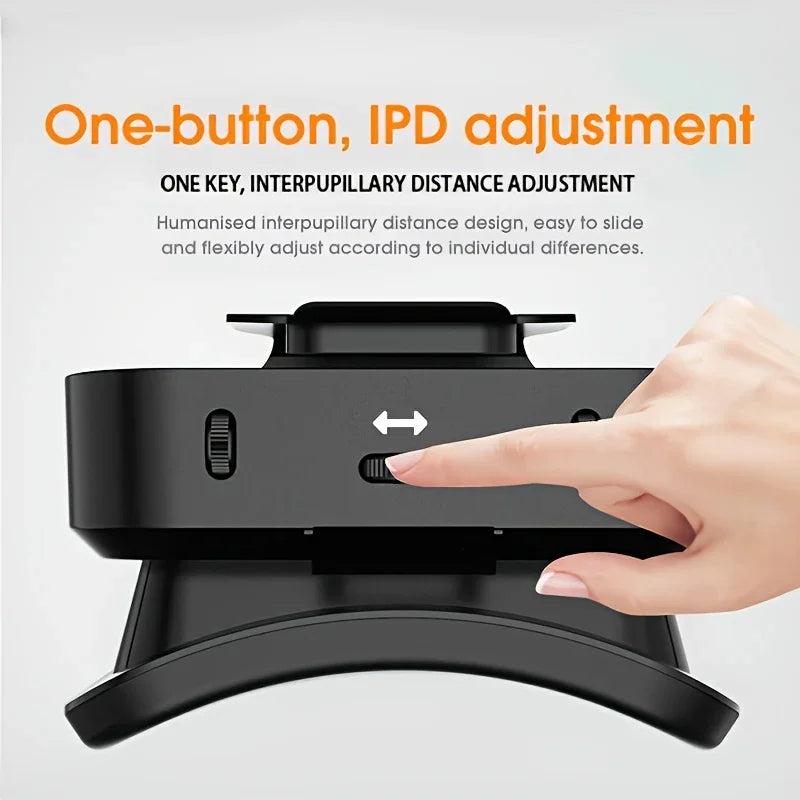 Ultra-Clear 4K VR Headset – 360° Immersive Cinema Experience for Smartphones (4-6")