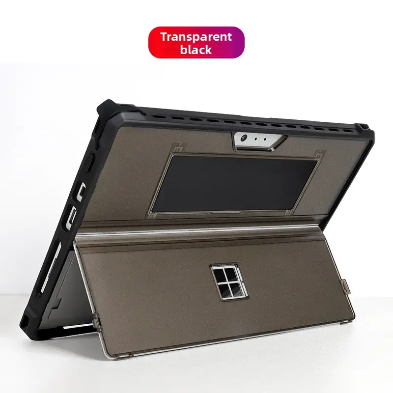 Surface Pro 8 Transparent Black Version with Hand 