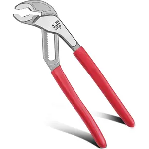 8" V-Jaw  Joint Pliers, Quick Adjustable Water Pump Pliers with 18 Positions, CR-V Steel, for Plumbing, Automotive, Mechanical Repair and Household Use