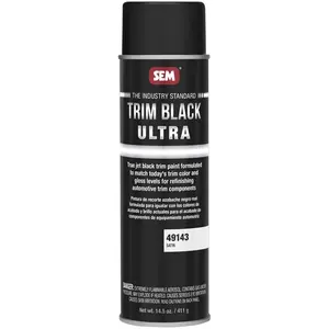 212 MAIN WTD SEM-49143 Black Ultra Satin Trim Can, Car Detailing Products, OEM Restore, Trim Repair