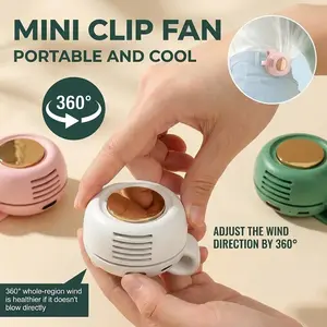 [Free Deliver] Tukio Portable Silent Mini Bladeless Electric Fan,Adjustable 3-speed Suspended Waist Fans,Phone Cooling Fan,Personal Fan,Rotating BodyFan Suitable for Outdoor Travel,fathersdaygift,rechargeable personal fan,handheld turbo fan,Perfect Gift