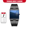 【TikTokShopStockUp】 Racing Sports Watch, Luxury Men's Racing Sports Watch, Iridescent Mirror Design, Stainless Steel Material, Casual & Business Style, Perfect Gift for Him, Fashionable Wristwatch with Time Display