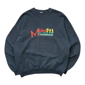 90s Embroidered Mickey Mouse Sweatshirt