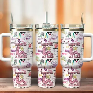 Vanderpump Rules TV Series 40oz Stainless Steel Tumbler With Handle, Movie TV Series Tumbler, Gift for Movie Lover