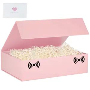 Gift Boxes with Lids, 10.7'x7'x2.8' Gift Boxes, Bridesmaid Proposal Box, Gift Box for Wedding, Packaging, Present, Birthday, Cupcake Boxes, Crafting