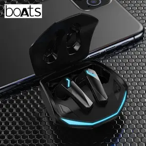 TWS Cool Gaming Earbuds with Charging Case, Long Battery Life, Stereo Sound, Type-C Charging, Perfect Gift for Boys and Girls, Portable Wireless Headphones