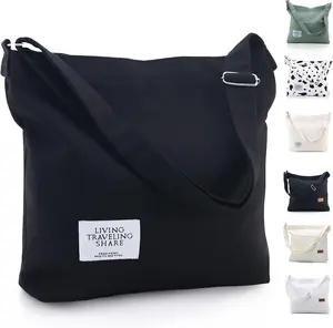 Canvas Tote Bag for Women - Crossbody, , Travel & Beach Bag