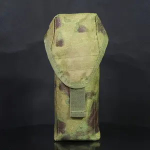 Tactical Vest Accessory Pouch, Multi-purpose Radio Bag, Walkie-Talkie Storage Bag, MOLLE Mounted Water Bottle Bag. Suitable for Outdoor Mountaineering, Hiking, Cycling, Tactical Backpack Attachment, and Daily Commuting Portable Storage.