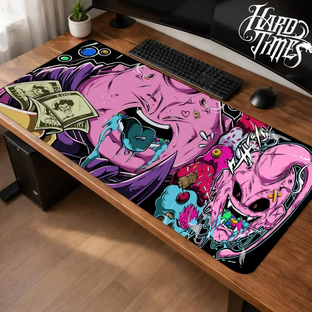 Majin Buuu Gaming Mouse Pad Personal, Custome, Anime Desk Mat Extended Keyboard Pad Waterproof Non Slip Rubber Base Large Mousepad for PC Gamer Setup Desk Accessories 40x21 Inch,Office Gifts, Decor desktop