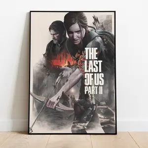 The Last of Us Game Poster, The Last of Us Classic Gamer Poster Decor Photo