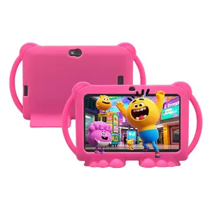 Perfect Christmas Birthday Gifts for Kids: 7 Inch Android 12 Touchscreen Tablet with Parental Control, 2+32GB, 5G WiFi, Shockproof Case, 5 Colors - Ideal Present for Boys and Girls