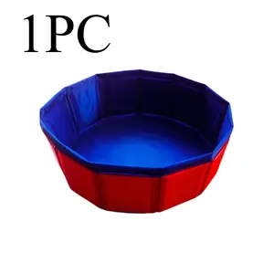 Foldable Outdoor Dog Pool – Portable, Collapsible Swimming Tub for Pets. Easy-Clean, Round Pet Bath Basin for Backyard & Travel