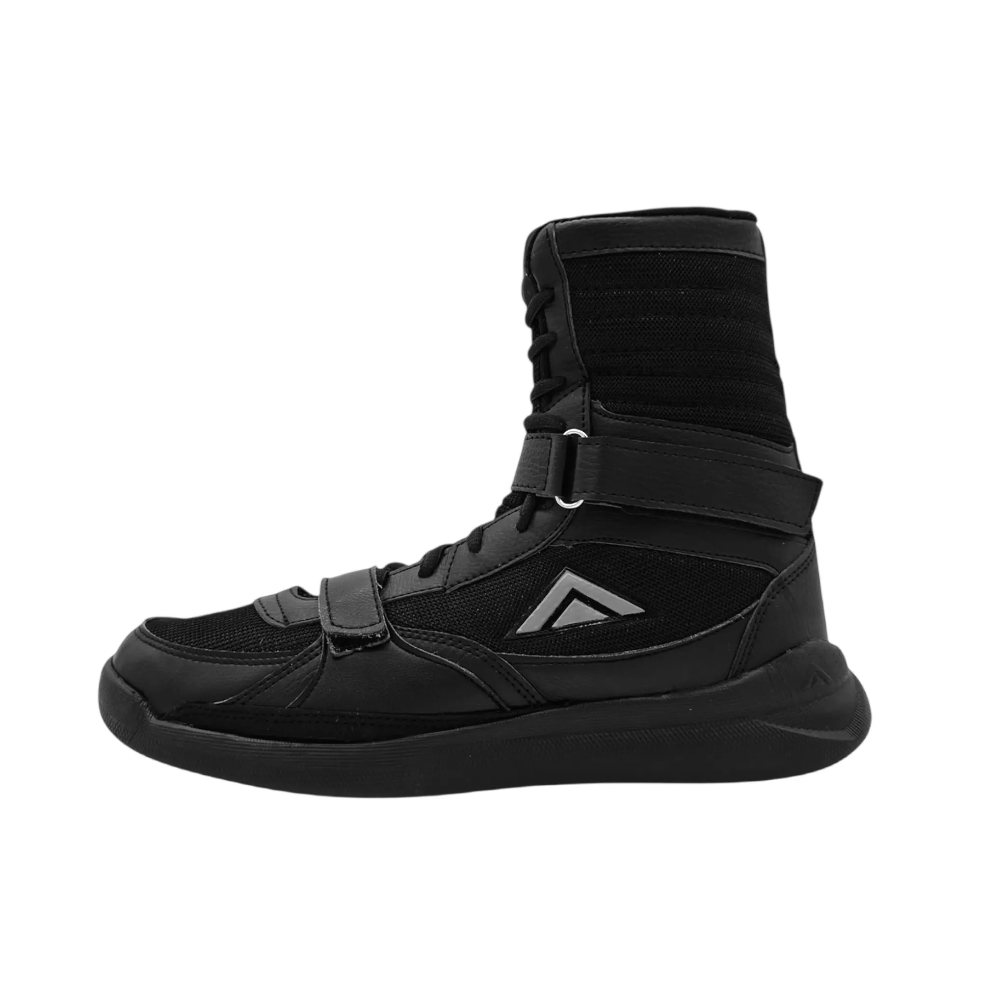 Adams Elite Boxing Boots – Blacked Out Edition