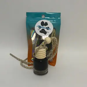 Black Ice Car Diffuser with Lemon-Lime, Citrus, Ambergris, Jasmine Powder, Lily Petals, Moss and Woods Fragrance