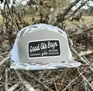 [ BEST 2026 ] Good Ole Boys Outdoors Camo Snapback – Hunting & Fishing Mesh Trucker Hat | Southern Style Cap | Ideal Gift for Hunters & Fishermen