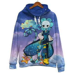 Moonflower Dandy's world 3D hoodie: Dandy and Astro, Astrodandysworld, Astro hoodie