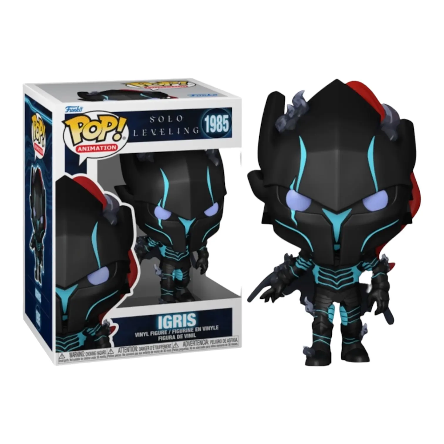 Funko Pop! Solo Leveling Igris #1985 Small Vinyl Collectible Statue - Boxed Home Decor Figurine for Display