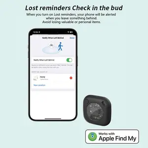 Mini Tracker Smart Tags for iPhone, iPad, and iMac Apple Find My for Wallet, Keys, Luggage, Backpack, Pets, Cars etc. Bluetooth Item Finder,Battery Smart Tag 1 Count