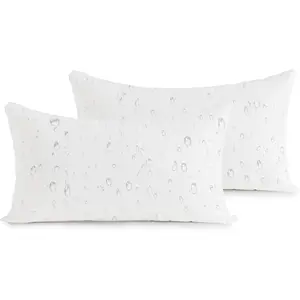 12x20 Outdoor Pillow Inserts (Pack of 2) - Square  Throw Pillow - Decorative Throw Pillows Insert for Couch Sofa Bed Patio Furniture - White Pillows