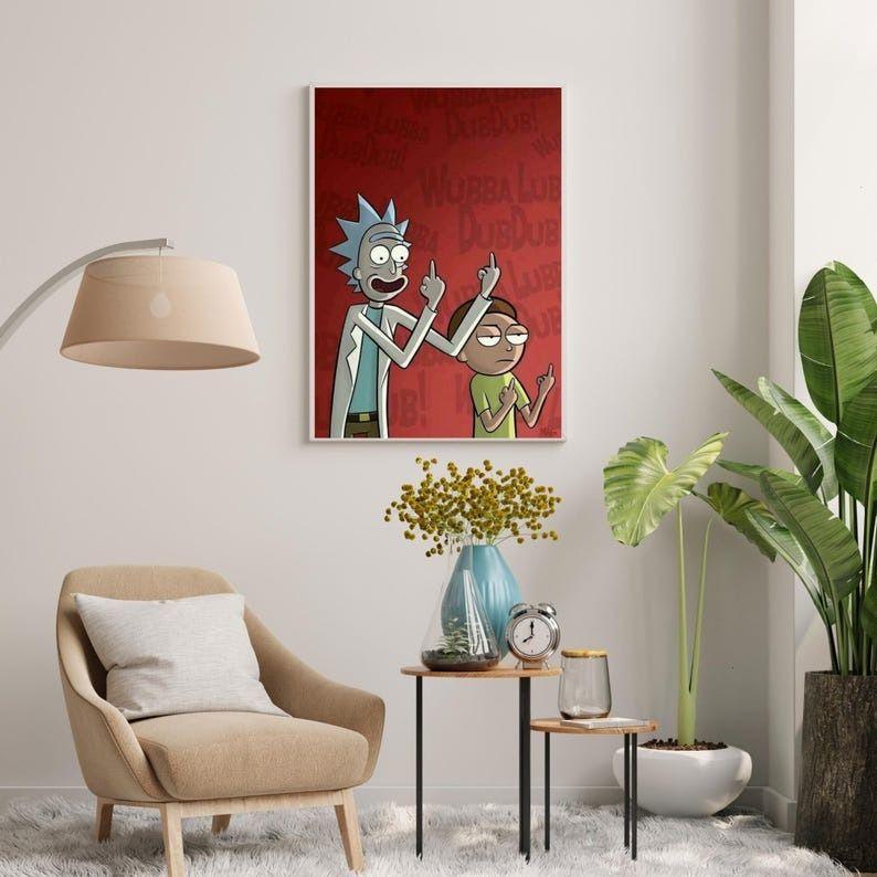 Rick And Morty Poster, Rick And Morty Print
