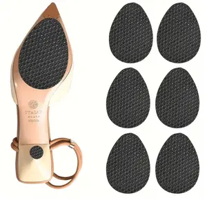 2pcs Non-Slip Shoe Pads For Bottom Of Shoes, Rubber Self Adhesive Anti-Slip Shoe Grips Stickers, High Heels Non-Skid Sole Protector, For Women Sandals Women Pumps White Heels, Boots Accessories For Women Footwear