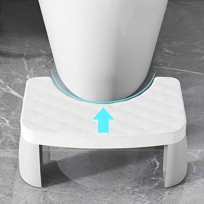 TAIMASI Portable Adult Toilet Footstool - Anti-Slip Waterproof Footstool With 35° Ergonomic Design, Durable Plastic Bathroom Aid Step Stool For Elderly & Mobility-Limited Users, Toilet Accessories, Userfriendly Design
