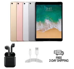 Refurbished Apple iPad Pro 10.5 A1709 (WiFi + Cellular Unlocked) - Acceptable Condition with Wireless Earbuds & 1 Year Warranty