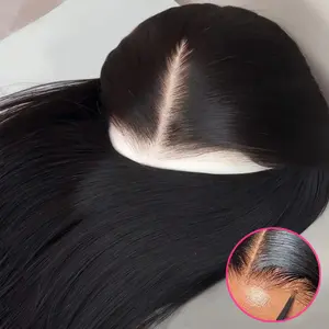 180 Density Human Hair 13x4 Bone Straight HD Lace Front Wig 30 40 Inch 13x6 Lace Frontal Wigs 5x5 Glueless Clourse Wear Go Black