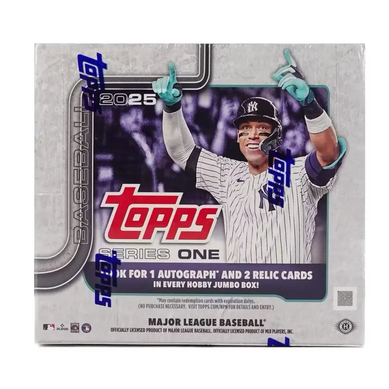 2025 Topps Series 1 Baseball Hobby Jumbo Box sports cards
