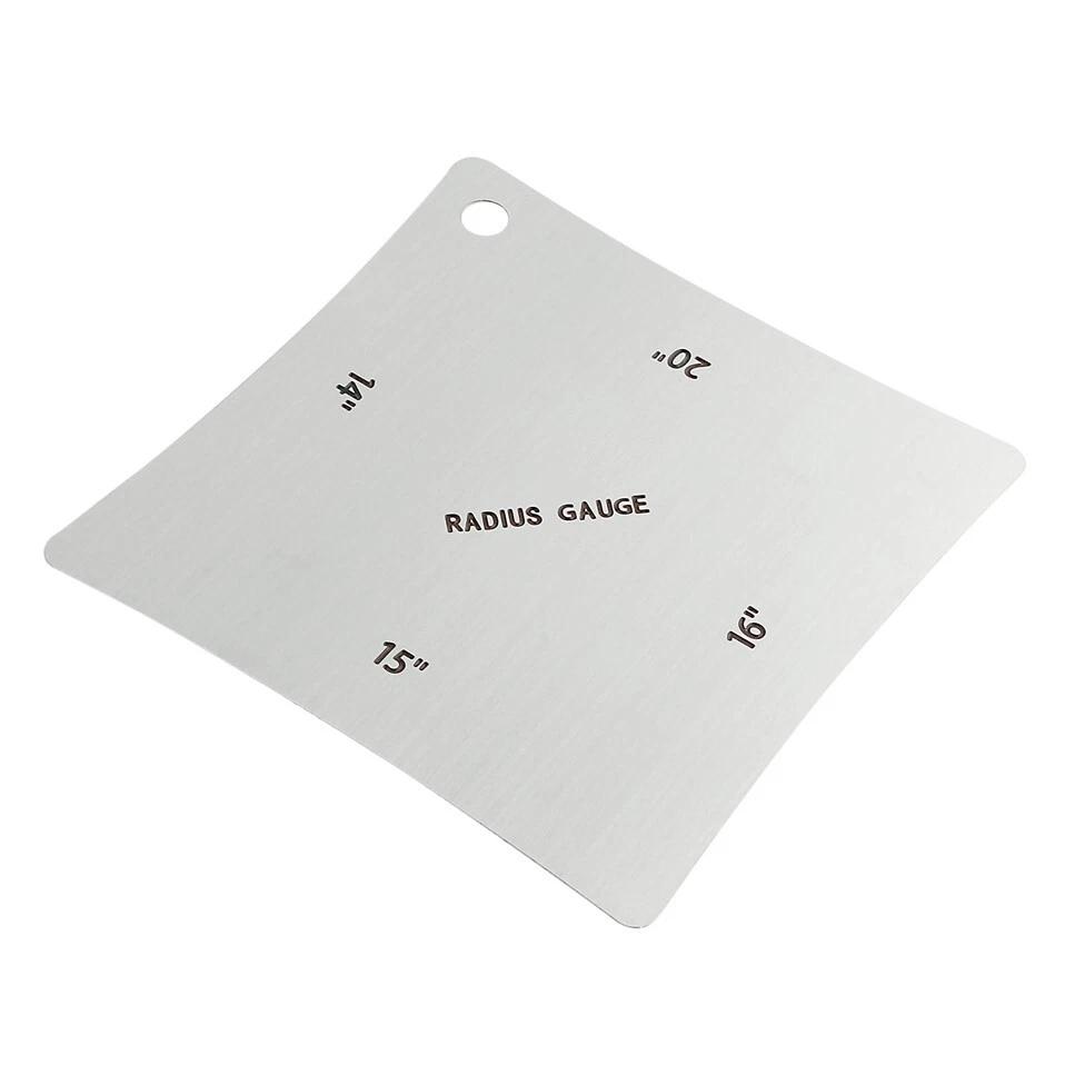 Metallor Guitar Finger Fretboard SaddleNut Multi-Radius Gauge Measuring Tool