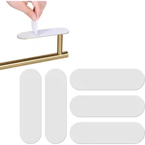 5-Pack Self-Adhesive Replacement Strips for Under-Cabinet Paper Towel Holders, 5.65 x 1.7 inches