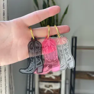 Cowboy Boot Keychain
