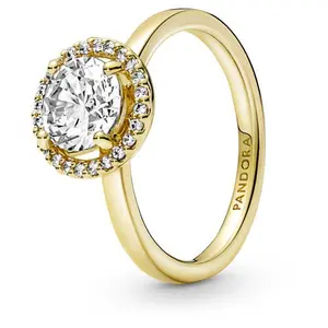 Pandora Sparkling Round Halo Ring 161234C01-50