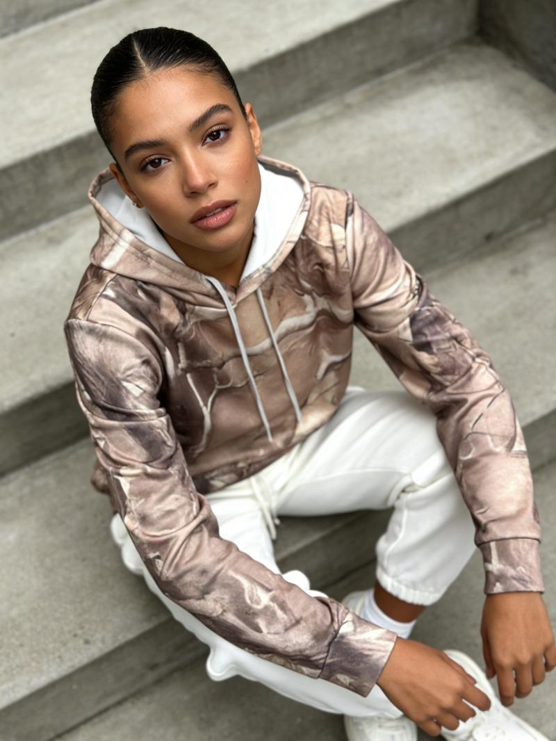 Womens Camo Maple Leaf Hoodie | Oversized Lightweight Printed Fleece Hooded Sweatshirt with Pocket | Camo Leaf Branch All over Print | Casual Fabric Womenswear Everyday Polyester Style Tops Breathable Long Sleeve Womens Camo Maple Leaf Hoodie | Oversized Lightweight Printed Fleece Hooded Sweatshirt with Pocket | Camo Leaf Branch All over Print | Casual Fabric Womenswear Everyday Polyester Style Tops Breathable Long Sleeve