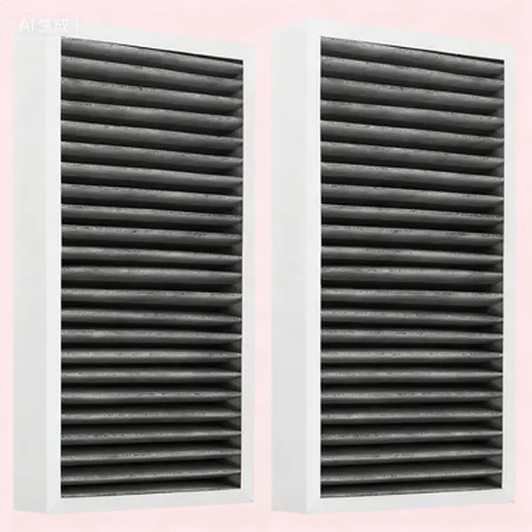 2-Pack Air Purifier Replacement Filter, Allergen Reduction and Odor Elimination, Compatible with Filtrete C01 T02 Room Air Purifiers, FAP-C01-F1 FAP-T02-F1, HEPA Filter Media