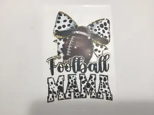 Football Mama DTF Ready to press iron on transfer for clothing tshirts and hoodies