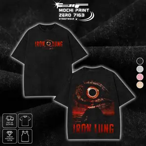 [Collection] 8 Designs - Iron Lung Horror Movie Game Graphic T-shirt Iron Lungs Game Streetwear 100% Premium Cotton Apparel Oversized Tee Game Fan Gift Heavyweight Aesthetic Washed Print Unisex Top