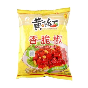 HUANGFEIHONG Crispy Chili Pepper Snack, Mild Spicy, 308g - Authentic Chinese Flavor, Ready-to-Eat