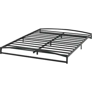 6 Inch Low Bed Frame, Queen Size Bed Frame, Heavy Duty 1000LB Metal Platform with Mattress Foundation, No Box Spring Needed, Noise-Free Sponge Pads, Non-Slip, Easy Assembly