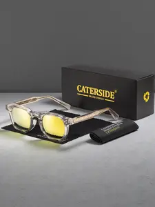 Unisex Tr90 Frame Sunglasses, Uv400 Protection, Casual Style, Perfect for Travel, Beach, Cycling, Music Festivals, All Seasons Wear