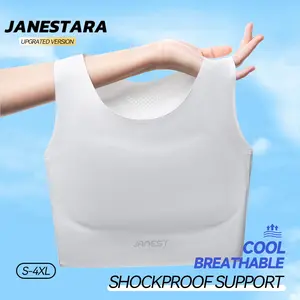 [Janestara Bra]Seamless Comfort Minimizer Bra - Supportive Workout Top with Removable Pads & No Chafing