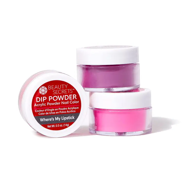 Beauty Secrets Nail Dip Powders - Durable Nail Care Product for Manicure, .5 oz Polish Alternative