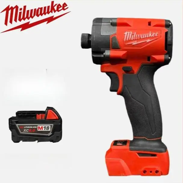 Milwaukee Upgraded Cordless Impact Driver - High Torque Impact, High Power, Durable DIY Power Tools for Driving Tasks, Laser Guide Corded Circular Saw