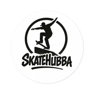 Skatehubba Skateboard Logo Round Sticker | Skate Sticker