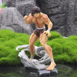 18CM Figure Grappler Baki Hanma Baki Miyamoto Musashi Pickle Anime Various Styles Golf Model Toy Gift Collection Ornaments PVC