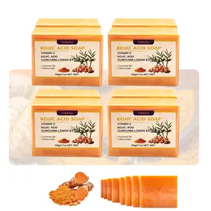 Turmeric Soap 8 Bars - Gentle Cleansing for All, Family-Size Pack for Face & Body Care
