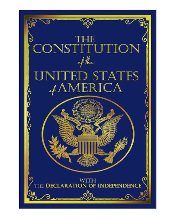 United States Constitution & Declaration of Independence Book - American History Resource, Political Document, 4th July Gift (Humanities & Social Sciences, Politics Law Category)