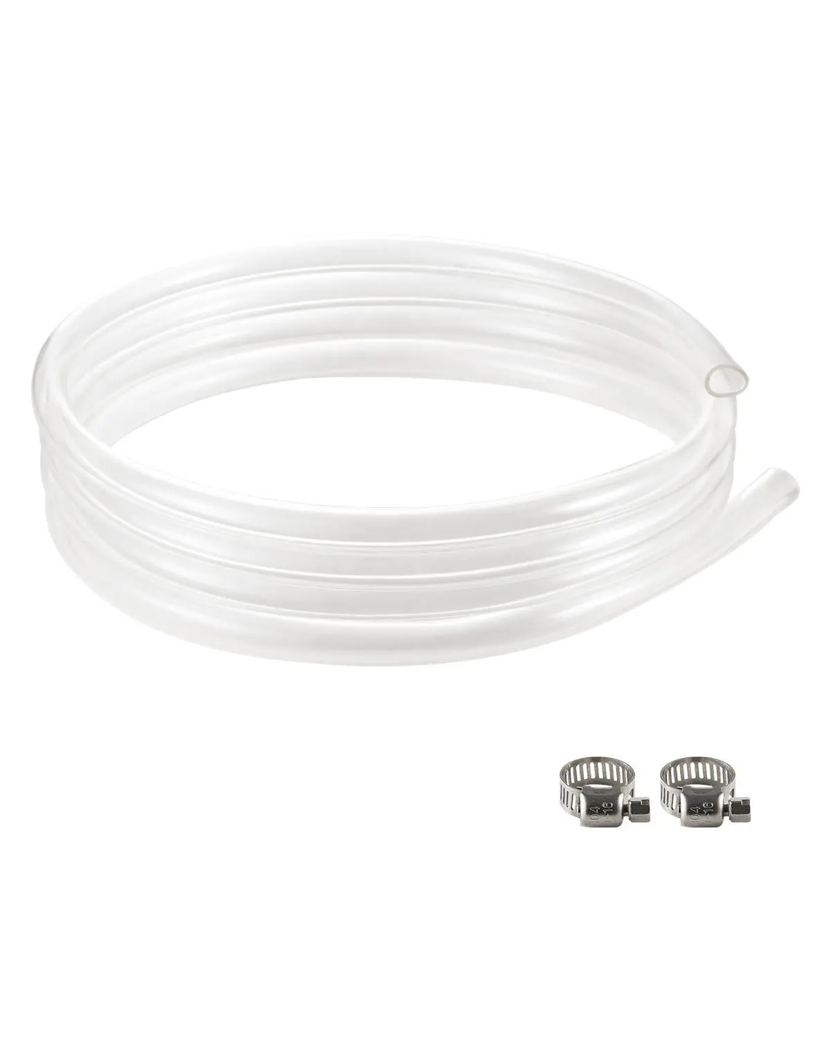 【DealsForYouDays】VEVOR Clear Vinyl Tubing,1/2" ID x 5/8" OD10FT Plastic PVC TubingFlexible and Cuttable Clear Hose1/16 in Wall ThicknessHigh-strength PVC Material for Aquarium Irrigation Swimming Pool Lab