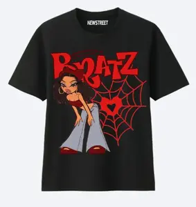 [Graphic Tee] Doll T-Shirt - Comes in Red or Black on Blk or White Shirt Short sleeve Cotton Casual T shirt graphic Cute Comfortable Summer Top2