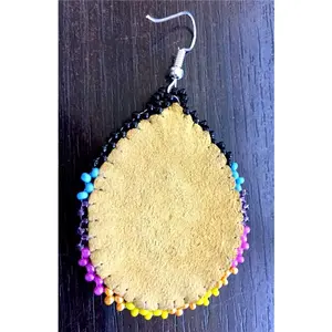 NEW NATIVE STYLE SEED BEADED HANDMADE FASHION HOOK EARRINGS E-4-81